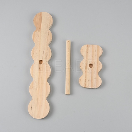 Wood Headband Holders ODIS-WH0043-301A-1