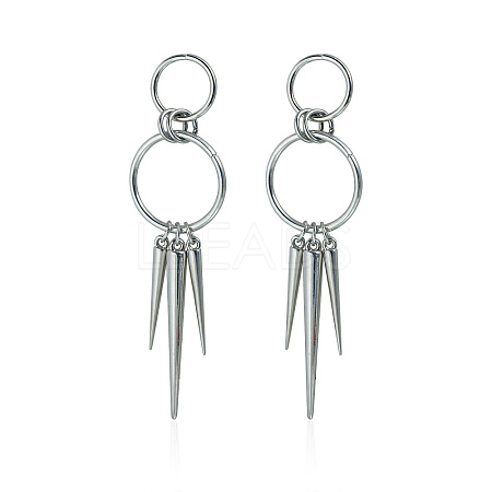 Alloy Stud Dangle Earrings WG6CA62-02-1