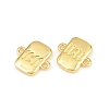 Brass Connector Charms KK-CBA5CB0-22G-2