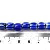 Handmade Lampwork Chevron Beads Strands LAMP-K041-01B-27-5