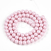 Baking Painted Pearlized Glass Pearl Bead Strands HY-N002-6mm-B04-3