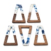 Resin and Walnut Pendants FIND-R051-03B-1