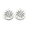 Non-Tarnish 201 Stainless Steel Pendants STAS-N098-109P-1