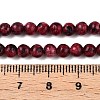 Dyed Natural White Jade Beads Strands G-T140-4mm-B07-5