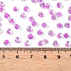 6/0 Inside Colours Transparent Glass Seed Beads X1-SEED-T007-07J-4