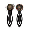 Alloy & Iron Bookmark Cabochon Settings PALLOY-N184-04AB-4