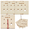 4pcs Wood Thread Winding Boards AJEW-OC0005-38-1