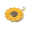 Brass Enamel Pendants KK-CBA9CBD-08G-2
