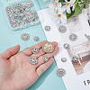 40Pcs 3 Styles Zinc Alloy Crystal Rhinestone Cabochons FIND-GA0007-04S-3