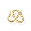 Brass M-Hook Clasps KK-CBA0DF0-14D-G-1