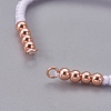 Nylon Cord Braided Bead Bracelets Making BJEW-F360-FRG19-2