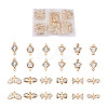 Alloy Rhinestone Crystal Links Connectors PALLOY-TA0002-26LG-9