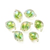 UV Plating Rainbow Iridescent Acrylic Beads OACR-F004-07E-1