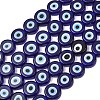 Handmade Evil Eye Lampwork Beads LAMP-C028-02E-1