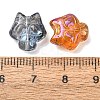 Electroplate Glass Beads GL-CBA1F09-01-3