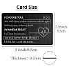 Rectangle 201 Stainless Steel Custom Blank Thermal Transfer Wallet Card DIY-WH0252-015-2
