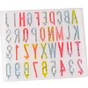 Mirror Digital Letter Full Version 26 English Pendant Birthday Cake Insert Card Letter Silicone Mold PW-WG0F13C-01-4