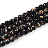 Baking Paint Glass Beads Strands DGLA-N010-4mm-10-1