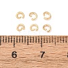 Brass Open Jump Rings KK-G604-08G-07-3