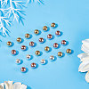 Beebeecraft 30Pcs 3 Colors 925 Sterling Silver Spacer Beads STER-BBC0001-30-4