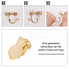 12Pcs 6 Style Brass Clip-on Earring Findings DIY-SC0021-28-3