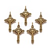 Tibetan Style Alloy Pendants PALLOY-J050-01AG-NR-1