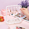 Plastic Doll Garment Rack & Clothes Hanger Sets ODIS-WH0038-05-2