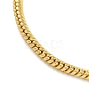 2.5mm Brass European Style Round Snake Chain Bracelets for Jewelry Making BJEW-P338-01G-2