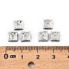 Brass Rhinestone Spacer Beads RSB072-3