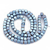 Electroplate Non-magnetic Synthetic Hematite Beads Strands G-N0318-40-A-3