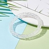 9Pcs 9 Color Candy Color Acrylic Curved Tube Chunky Stretch Bracelets Set for Women BJEW-JB08134-4