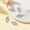 Alloy Connector Charms with Crystal Rhinestone FIND-YW0003-55-5