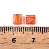 2-Hole Transparent Glass Seed Beads SEED-S023-30C-13-3