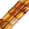 Natural Agate Beads Strands G-N362-20A-07-2