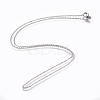 304 Stainless Steel Cable Chain Necklaces NJEW-P248-01P-1