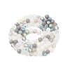 Electroplate Glass Beads Strands EGLA-P048-A03-2