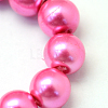 Baking Paint Glass Pearl Bead Strands HY-Q003-3mm-54-3