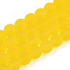Transparent Glass Beads Strands X-GLAA-T032-T10mm-MD11-1