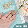 Brass Crimp Beads Covers KK-BC0014-72B-G01-3