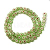 Handmade Millefiori Lampwork Beads Strands LAMP-G164-11H-2