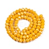 Electroplate Glass Beads Strands EGLA-A044-P6mm-A29-3