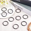 10Pcs Alloy Spring Gate Rings FIND-SP0001-38B-4
