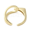 Brass Open Cuff Rings RJEW-Q778-52G-3