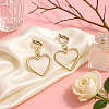 4 Pairs 2 Colors Iron Alloy Clip-on Earrings EJEW-HY0001-38-3