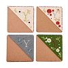 4Pcs Letter Personalized Hand Embroidered Corner Bookmarks JX587Y-1