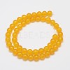 Natural & Dyed Malaysia Jade Bead Strands G-A146-8mm-A03-2