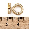 925 Sterling Silver Micro Pave Clear Cubic Zirconia Bead Frames STER-P061-01B-G-3