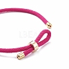 Braided Nylon Cord Bracelet Making MAK-A017-D01-12G-4