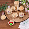 Wood Bowl LS-DJEW-WH0042-114-5