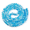 Transparent Crackle Baking Paint Glass Beads Strands X1-DGLA-T003-01A-05-2